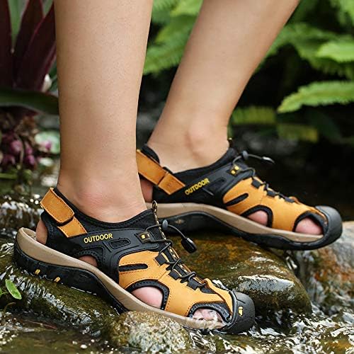 Men's Orthopedic Support Quick Dry Sport Sandals Non-Slip Lightweight Hiking Sandals