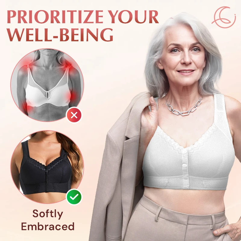 LAST DAY SALE 50% OFF - Front Closure Breathable Bra for Seniors