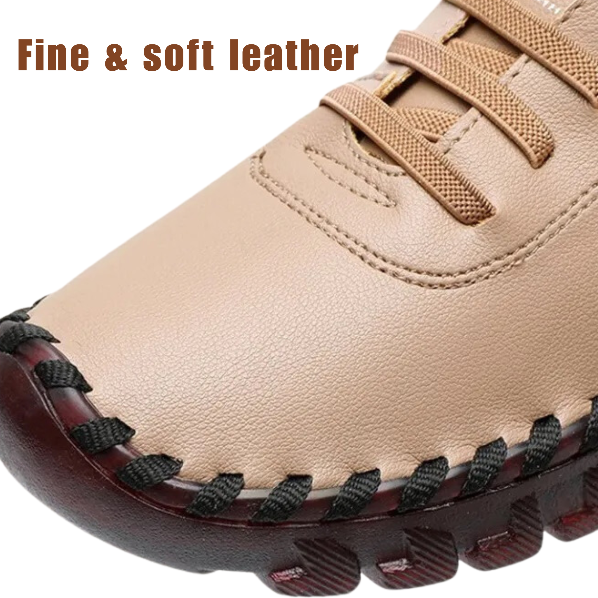 Orthopedic Shoes For Women Soft Non-slip Lace Up Arch-support Leather Fashion