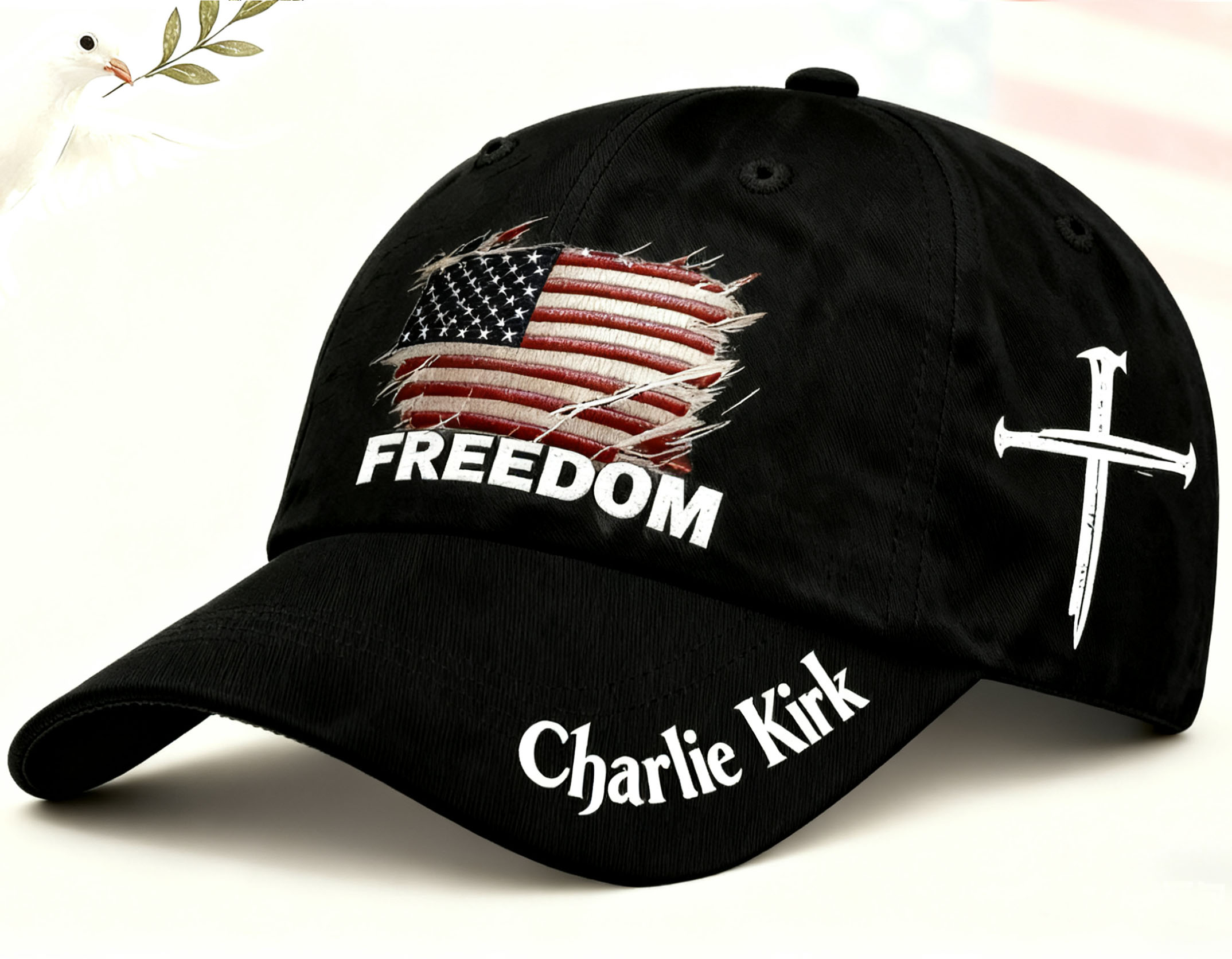 🔥LAST DAY 49% OFF - Liberty American flag print baseball cap