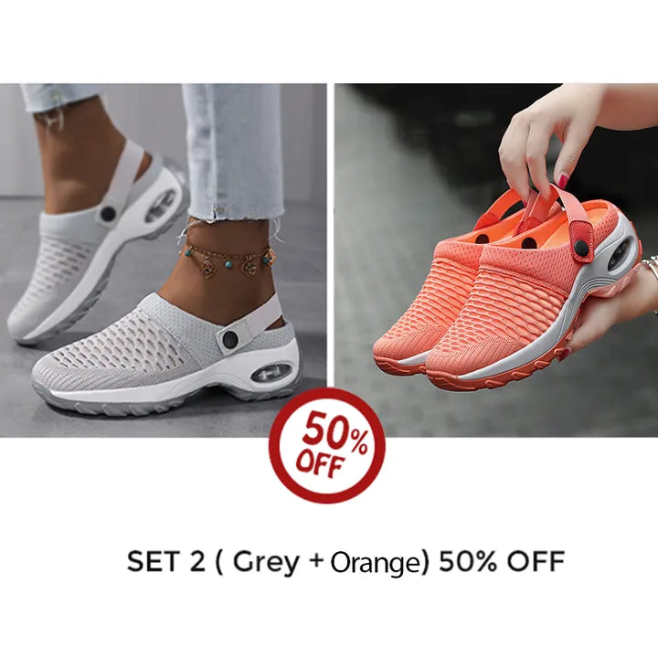 ⭐Last Day Sale 50% OFF⭐Orthopedic Clogs With Air Cushion Support to Reduce Back and Knee Pressure