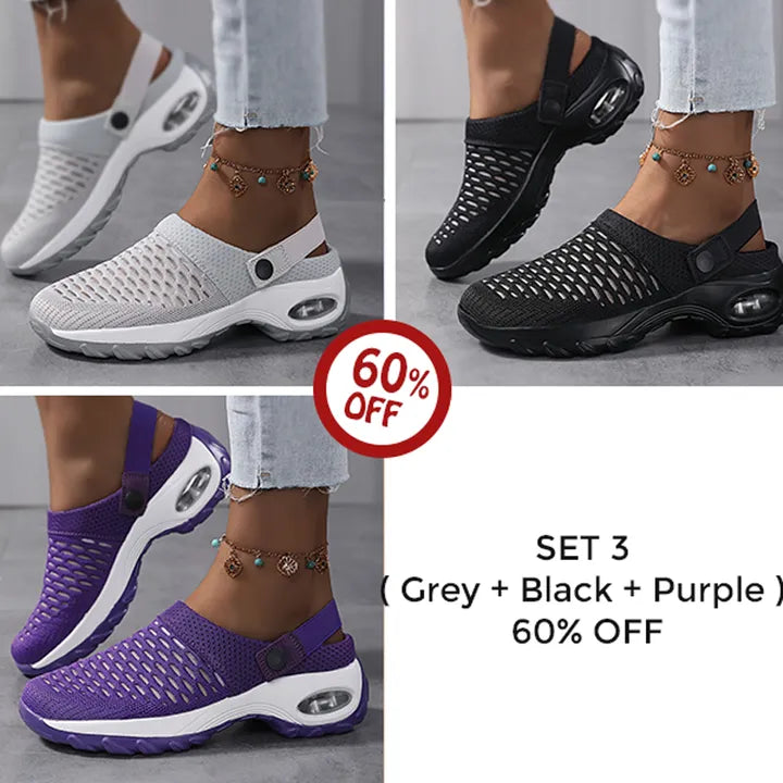 ⭐Last Day Sale 50% OFF⭐Orthopedic Clogs With Air Cushion Support to Reduce Back and Knee Pressure