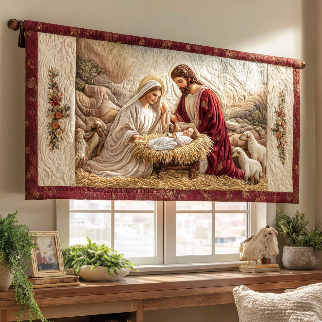 Blessed Birth Quilted Valance NCU0NTV462