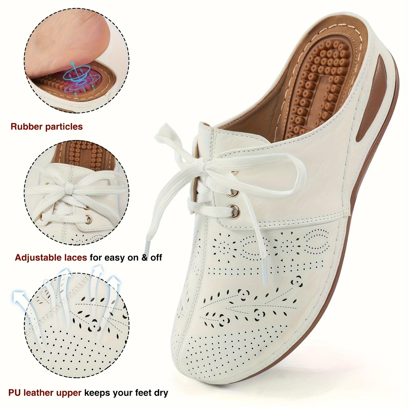 🔥LAST DAY PROMOTION 50% OFF -Women's Casual Wedge Orthopedic Slippers
