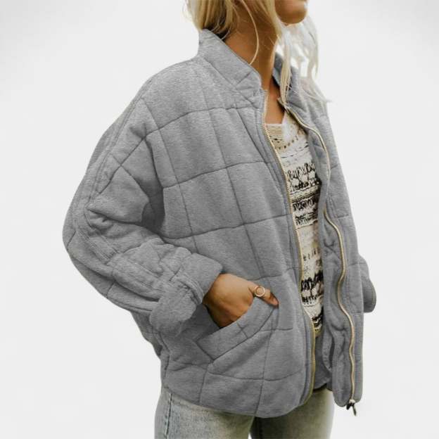 ELEGANT LINED OVERSIZED JACKET