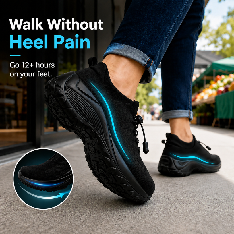 Last day 70% off 🔥Stretch Cushion Comfort & Relief All Day Walking Shoes
