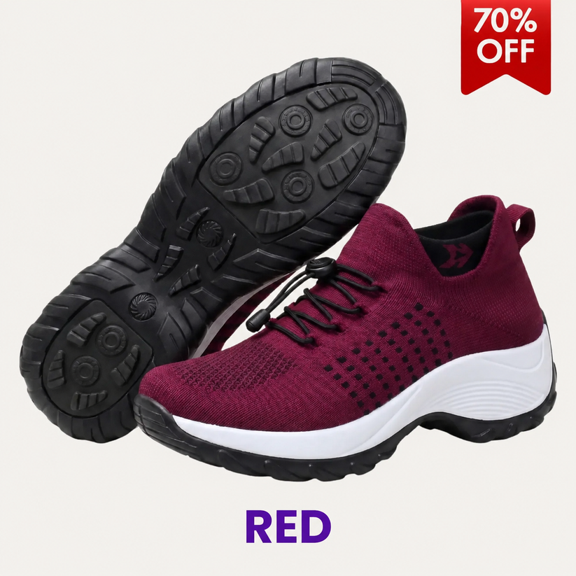 Last day 70% off 🔥Stretch Cushion Comfort & Relief All Day Walking Shoes