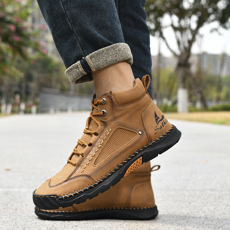 🔥Last day for 70% off 🔥Men's Vintage Leather Orthopedic Hiking Boots-Free Shipping