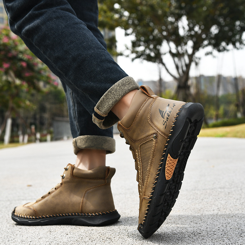 🔥Last day for 70% off 🔥Men's Vintage Leather Orthopedic Hiking Boots-Free Shipping