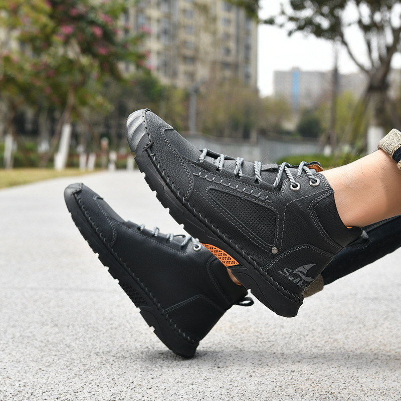 🔥Last day for 70% off 🔥Men's Vintage Leather Orthopedic Hiking Boots-Free Shipping