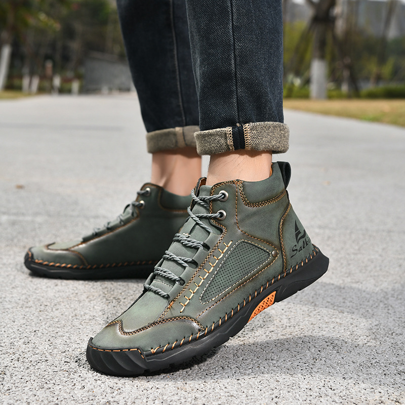 🔥Last day for 70% off 🔥Men's Vintage Leather Orthopedic Hiking Boots-Free Shipping