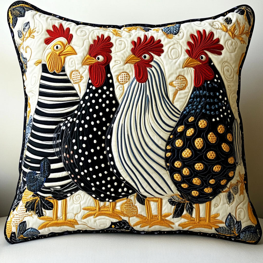 Feathered Beauty Quilted Pillow Case NCU0NT6259