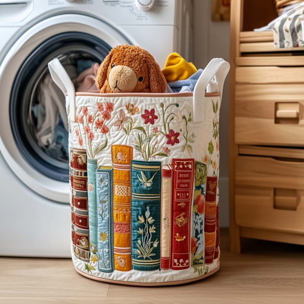 Reading Quilted Laundry Basket NCU0QN007