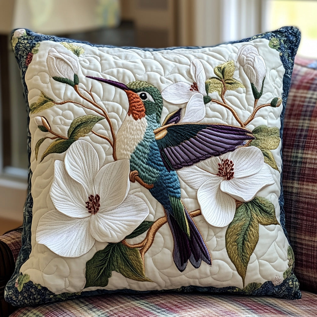 Hummingbird Whispers Quilted Pillow Case NCU0DV6400