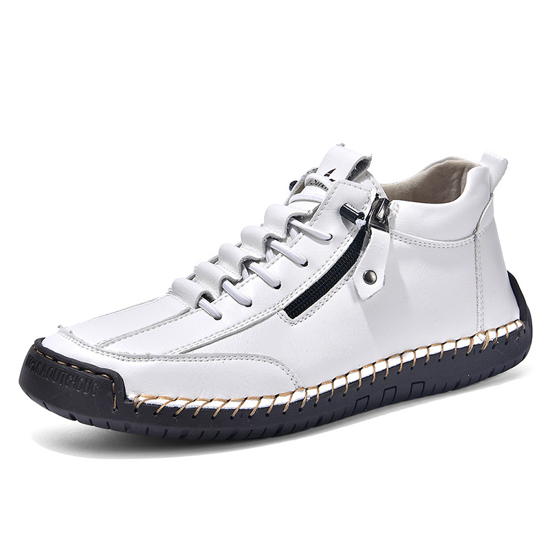 ⏰LAST DAY 70% OFF🛒Men's Outdoor Casual Leather Boots – Comfortable for Walking & Driving