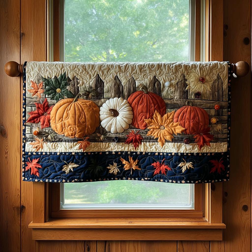 Pumpkin Haven Quilted Valance NCU0DDK742