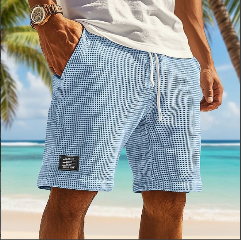 Men's Premium Everyday Relaxed Waffle Shorts: All-Day Comfort You Can Wear