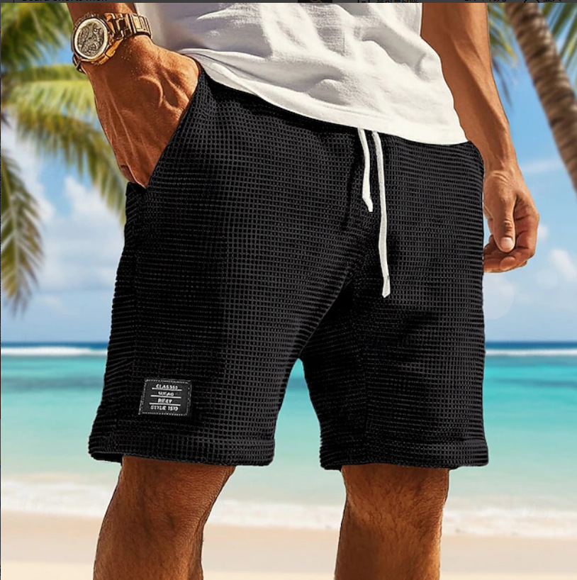Men's Premium Everyday Relaxed Waffle Shorts: All-Day Comfort You Can Wear