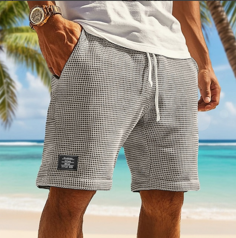 Men's Premium Everyday Relaxed Waffle Shorts: All-Day Comfort You Can Wear