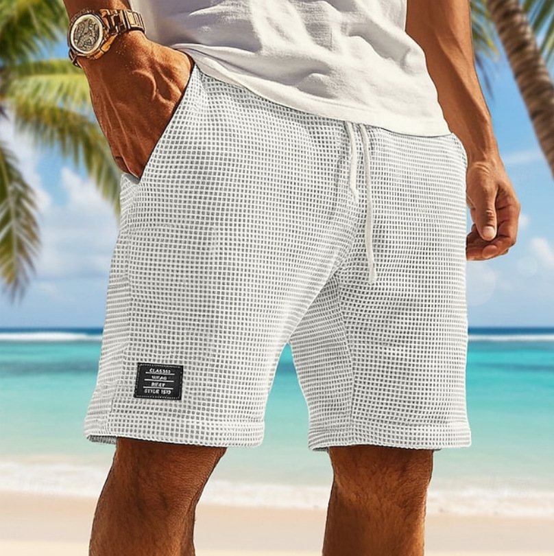 Men's Premium Everyday Relaxed Waffle Shorts: All-Day Comfort You Can Wear
