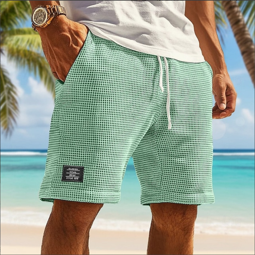 Men's Premium Everyday Relaxed Waffle Shorts: All-Day Comfort You Can Wear