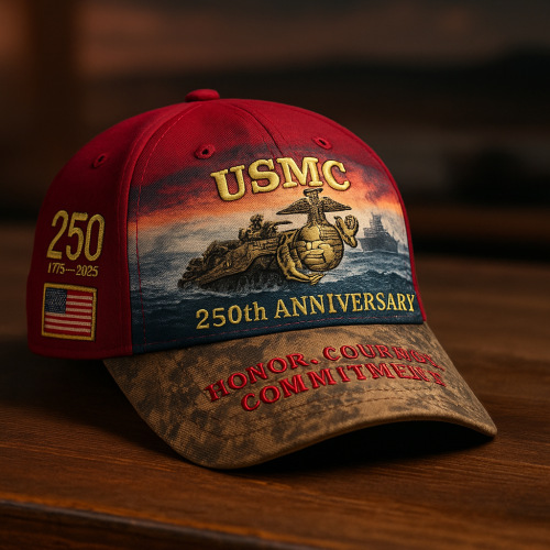 United States Marine Corps 250th Anniversary Cap