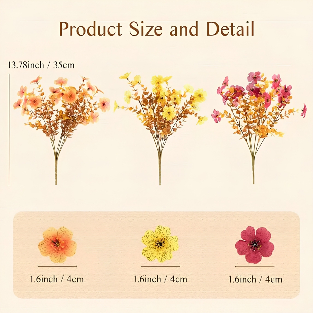🌼Last Day 50% OFF-🍂UV Resistant Artificial Outdoor Plants for Halloween Porch Decor-Autumn Artificial Flower Bouquet 