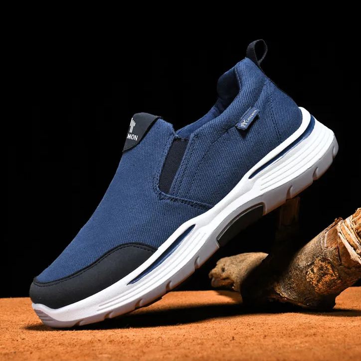 🔥60% OFF TODAY🔥 Men's Orthopedic Slip-On Comfortable Walking Hiking Shoes, Lightweight & Breathable Anti-Slip Casual Shoes