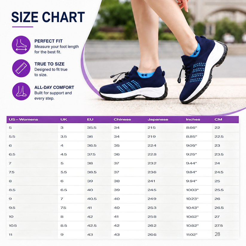 Last day 70% off 🔥Stretch Cushion Comfort & Relief All Day Walking Shoes