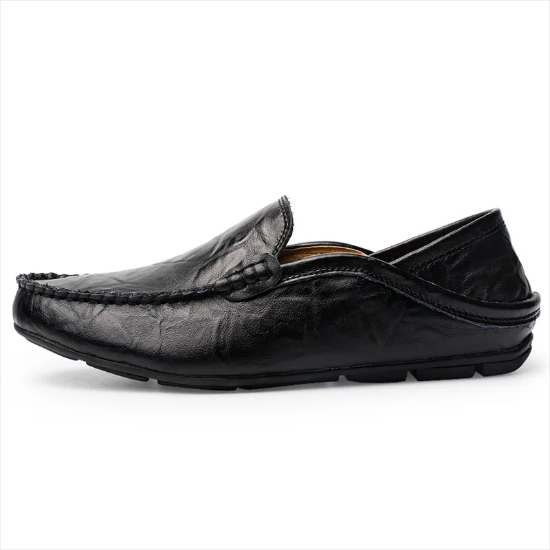 🚶👞 50% OFF !!!⏱️Clearance!!🌟Men's Casual Fashion Premium Leather Low-top Driving Boat Moccasins