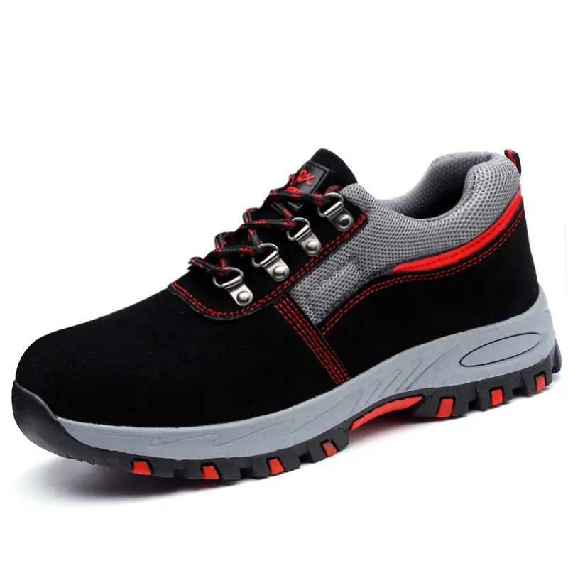 Men's Lightweight Steel Toe Work Shoes – Breathable Safety Sneakers