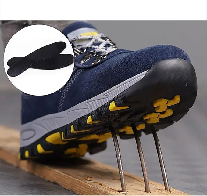 Men's Lightweight Steel Toe Work Shoes – Breathable Safety Sneakers