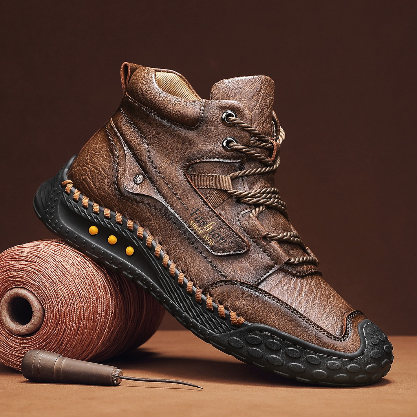 ⏰ New arrivals, 50% off for a limited time-Men's hand-stitched non-slip hiking shoes