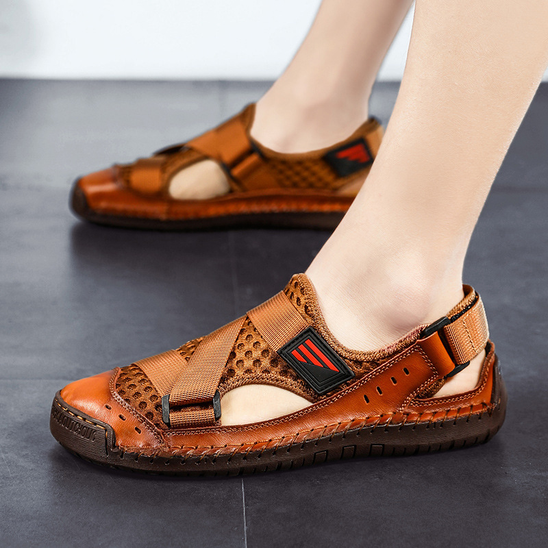 🔥HOT SALE🎁--60% OFF 🎉Men's Casual Beach Breathable Plus Size Sandals