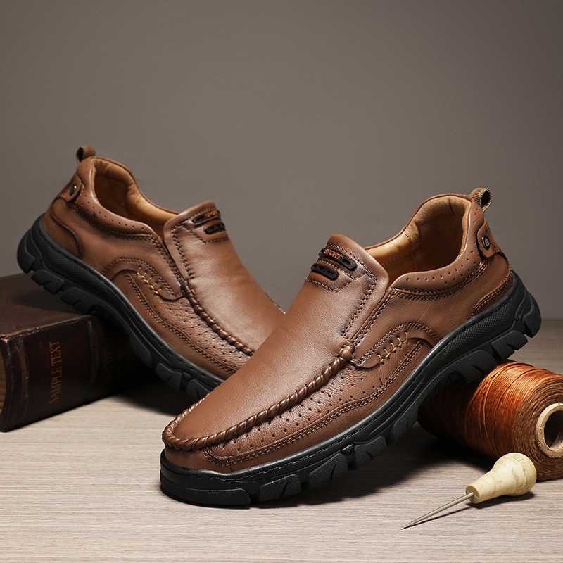 🔥Last day 50% off 🔥Men's Handmade Orthopedic Wide Toe Loafers