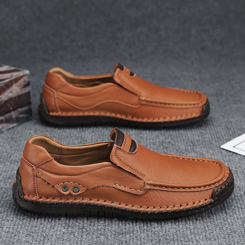 ⏰ 70% off - 🔥 Men's Handmade Genuine Leather Slip-On Loafers