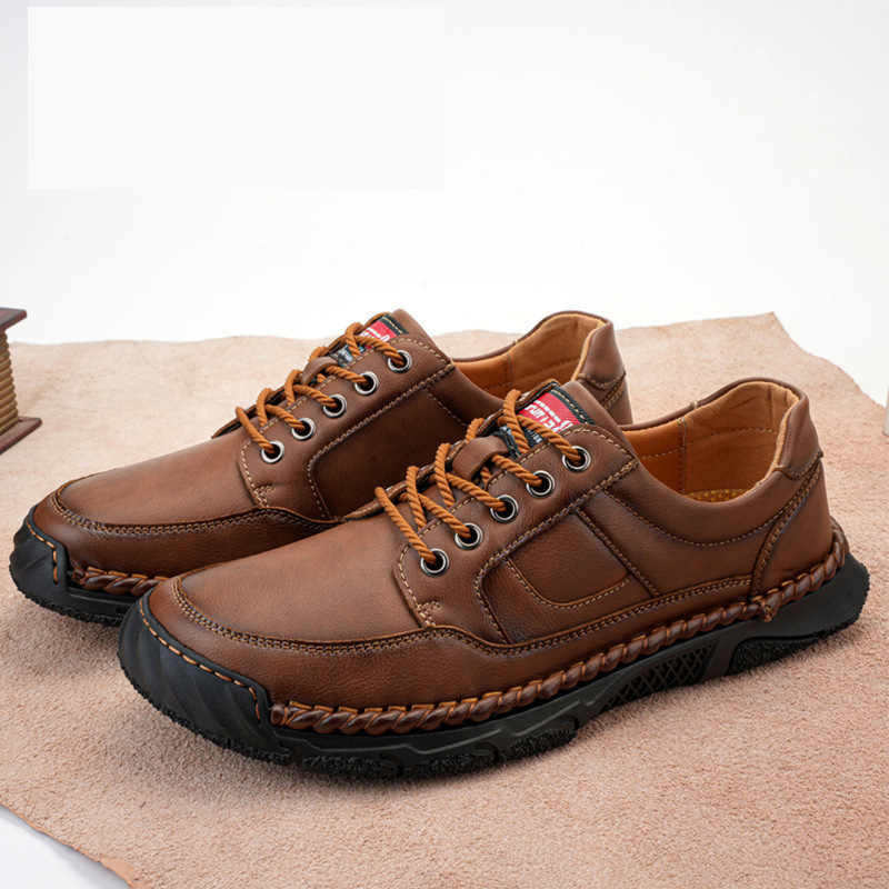 🔥Hot Sale🎉Men's handmade genuine leather soft-soled orthopedic loafers