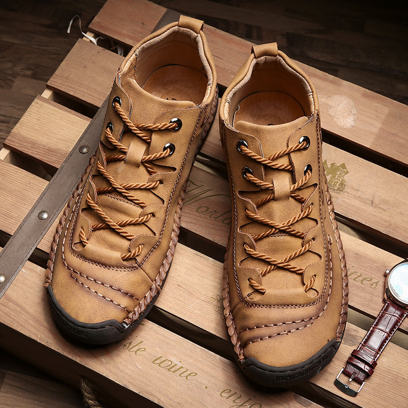 Last day 50% off 🔥⏱️sale⏱️Men's handmade genuine non-slip walking orthotic shoes