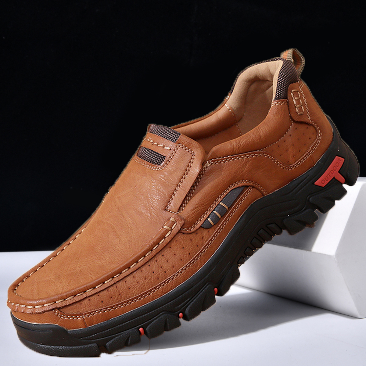 Last Day 50% OFF🔥Men's genuine leather outdoor soft-soled hiking shoes