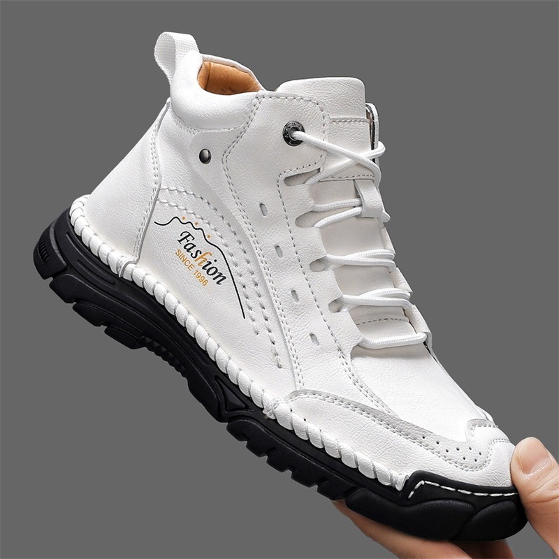 🔥Limited-time offer: 65% off-Men's handmade non-slip orthopedic leather shoes, designed to improve posture and relieve foot pain.