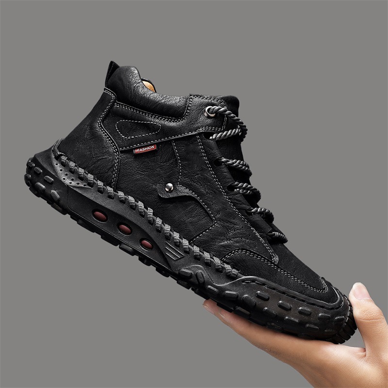 🔥Hot-selling recommendations 65% off today only🔥Men's genuine leather handmade nylon non-slip orthopedic shoes