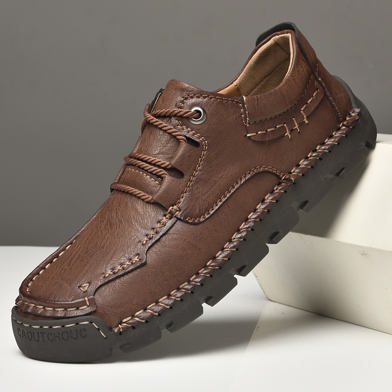 🔥Hot-selling recommendations🔥⏰ The lowest discount in history 50% off-Men's new handmade genuine leather orthopedic shoes with arch support