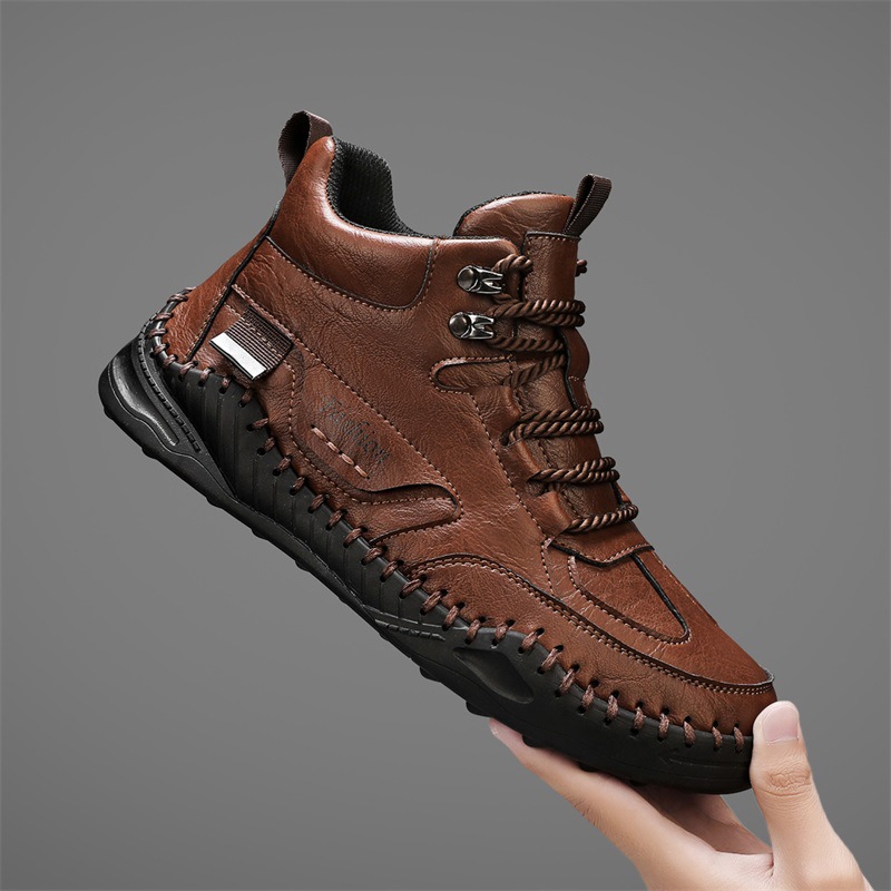🔥Hot-selling recommendations 50% off today only🔥Men's genuine leather handmade non-slip orthopedic shoes to improve walking posture