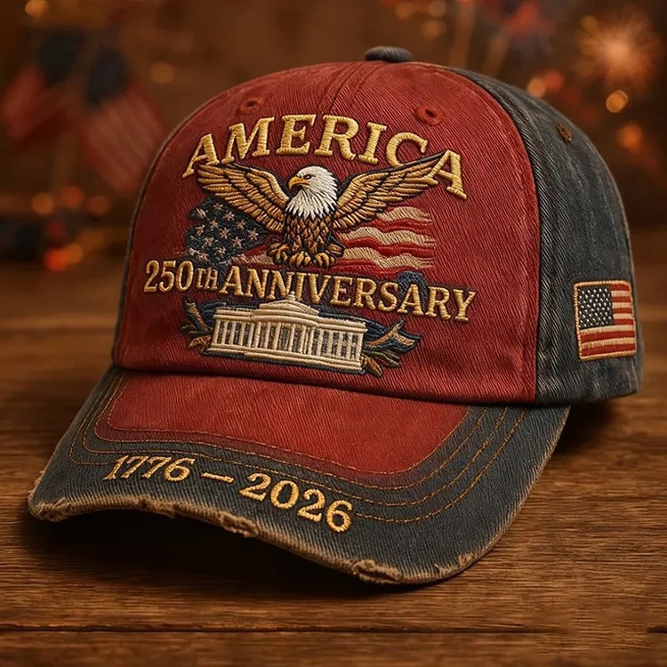 United States 250th Anniversary Patriotic Eagle Baseball