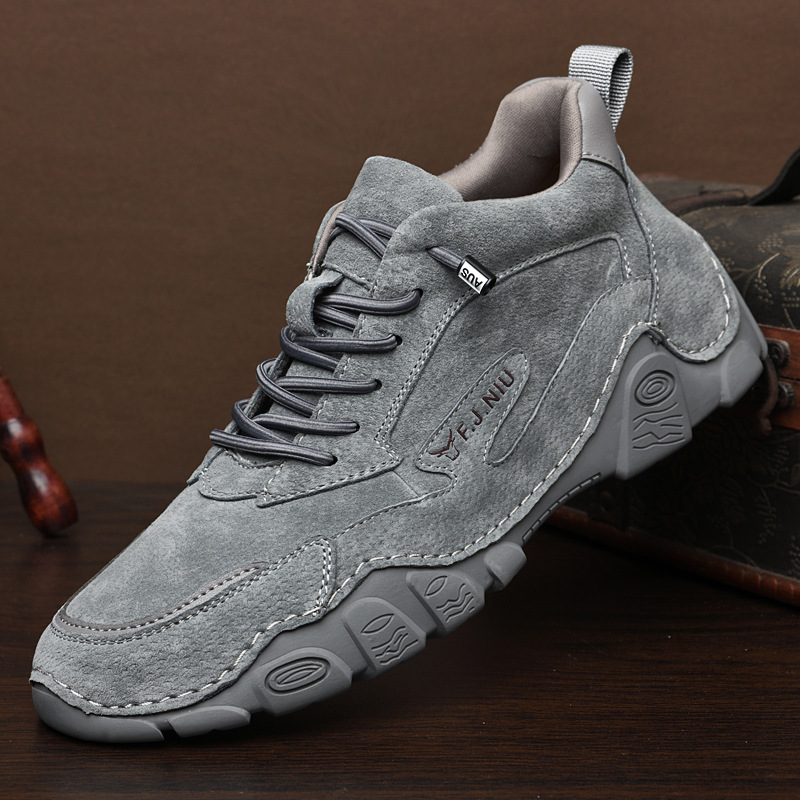 🔥Hot-selling-Men's non-slip genuine leather orthopedic shoes with arch support