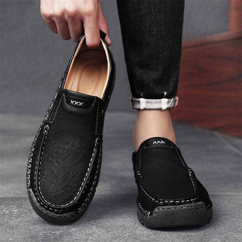 ⏰ 50% off -Men's Genuine Leather Slip-on Fashion Orthopedic Loafers
