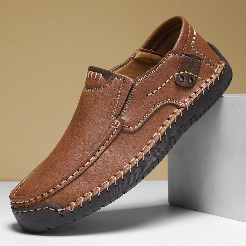 ⏰Limited Time Sale 65% OFF-Men's genuine leather slip-on loafers