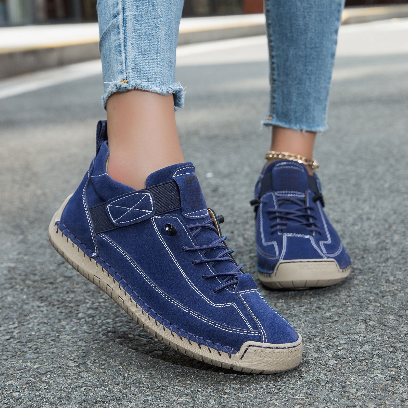 ⏰Limited Time Sale 70% OFF-New hand-stitched non-slip women's orthotic shoes