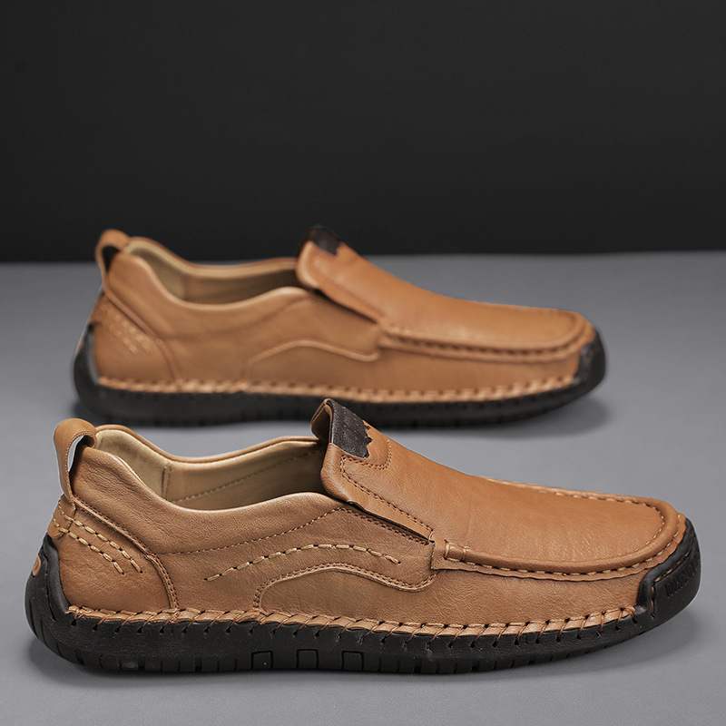 🔥Today 55% off🔥Men's genuine leather handmade non-slip orthotic loafers