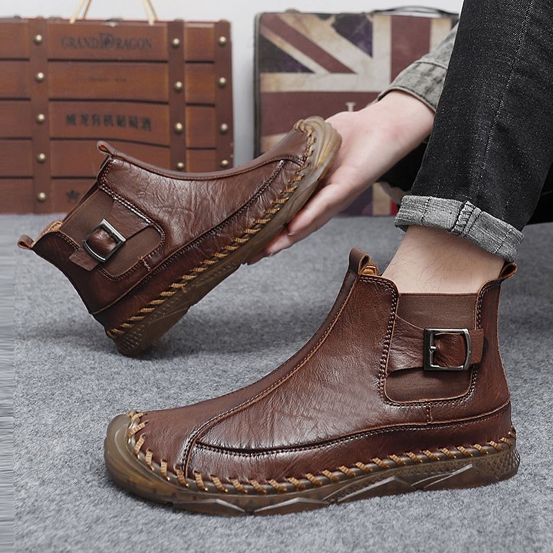 🔥 60% OFF Today Only 🔥Men's orthopedic comfortable slip-on handmade walking shoes